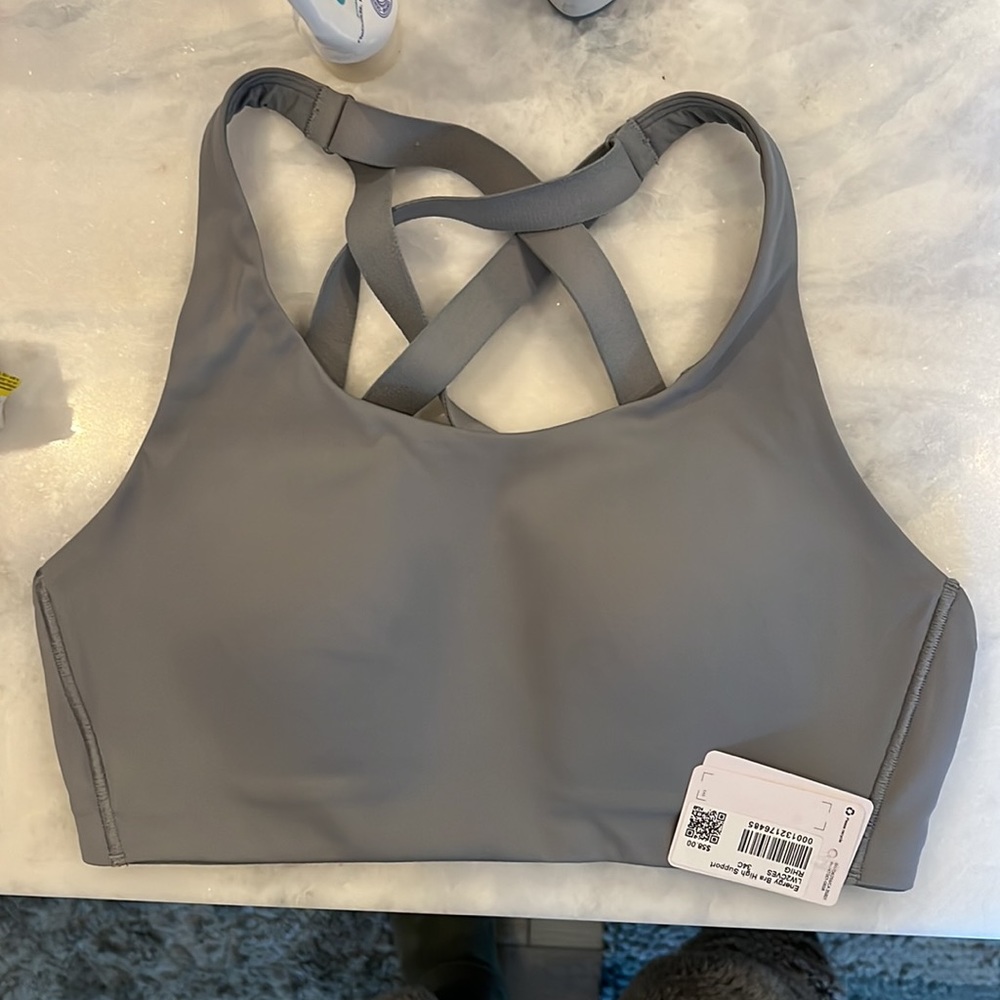 Lululemon High Support Sports Bra Purple (Light Purple/Lilac) Size 34D